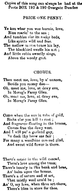 morag's fairy glen song