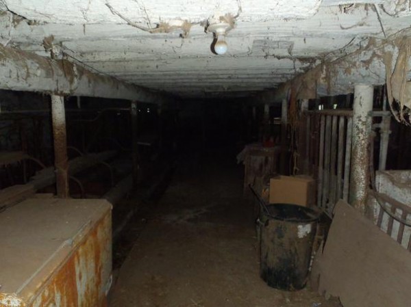frightening barn