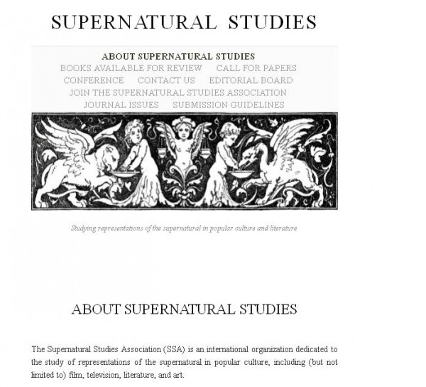 supernatural studies