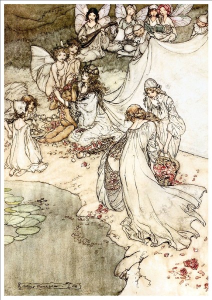 fairies wash fruit