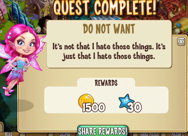 fairy rewards