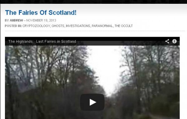 the fairies of scotland